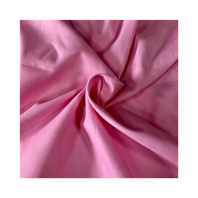 100% Polyester Microfiber Brushed Plain Dyed Solid Peach Skin Fabric For Bed Sheet